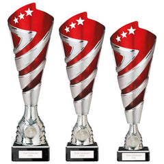 Hurricane Altitude Red & Silver Trophy
