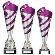 Hurricane Altitude Purple & Silver Trophy