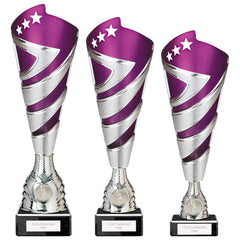 Hurricane Altitude Purple & Silver Trophy