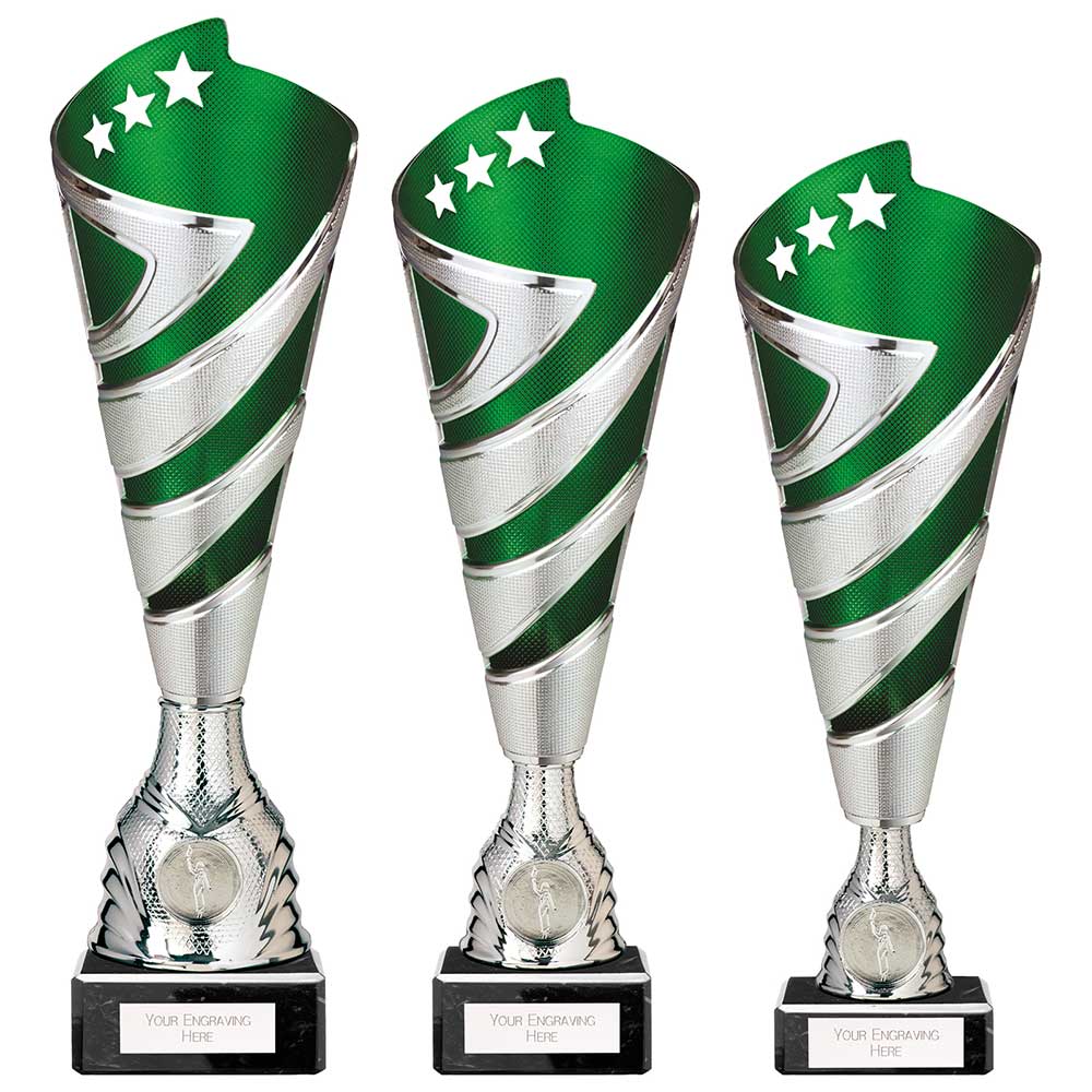 Hurricane Altitude Green & Silver Trophy