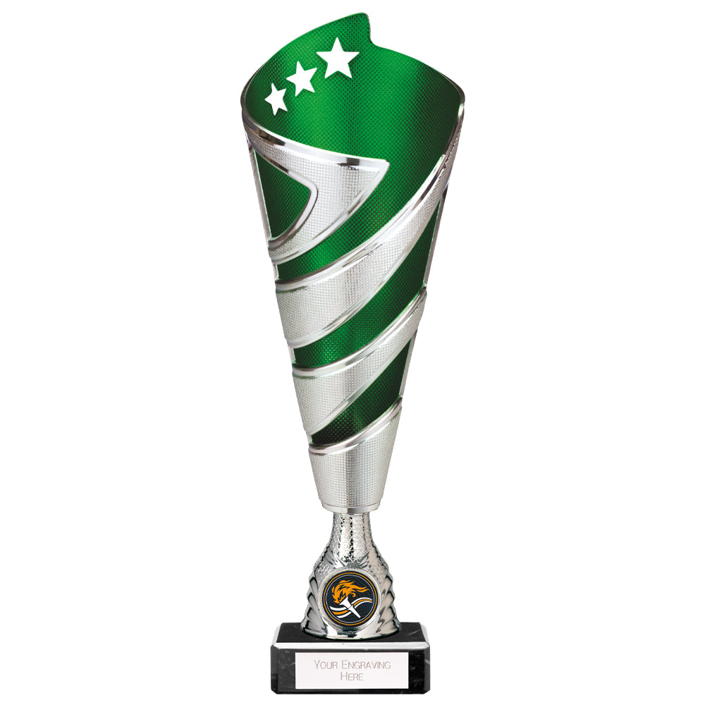 Hurricane Altitude Green & Silver Trophy – 295mm