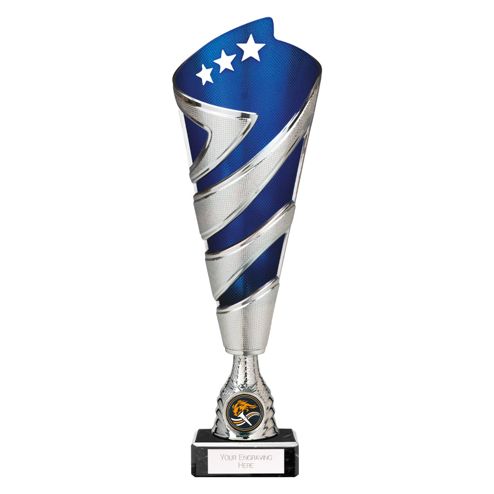 Hurricane Altitude Blue & Silver Trophy