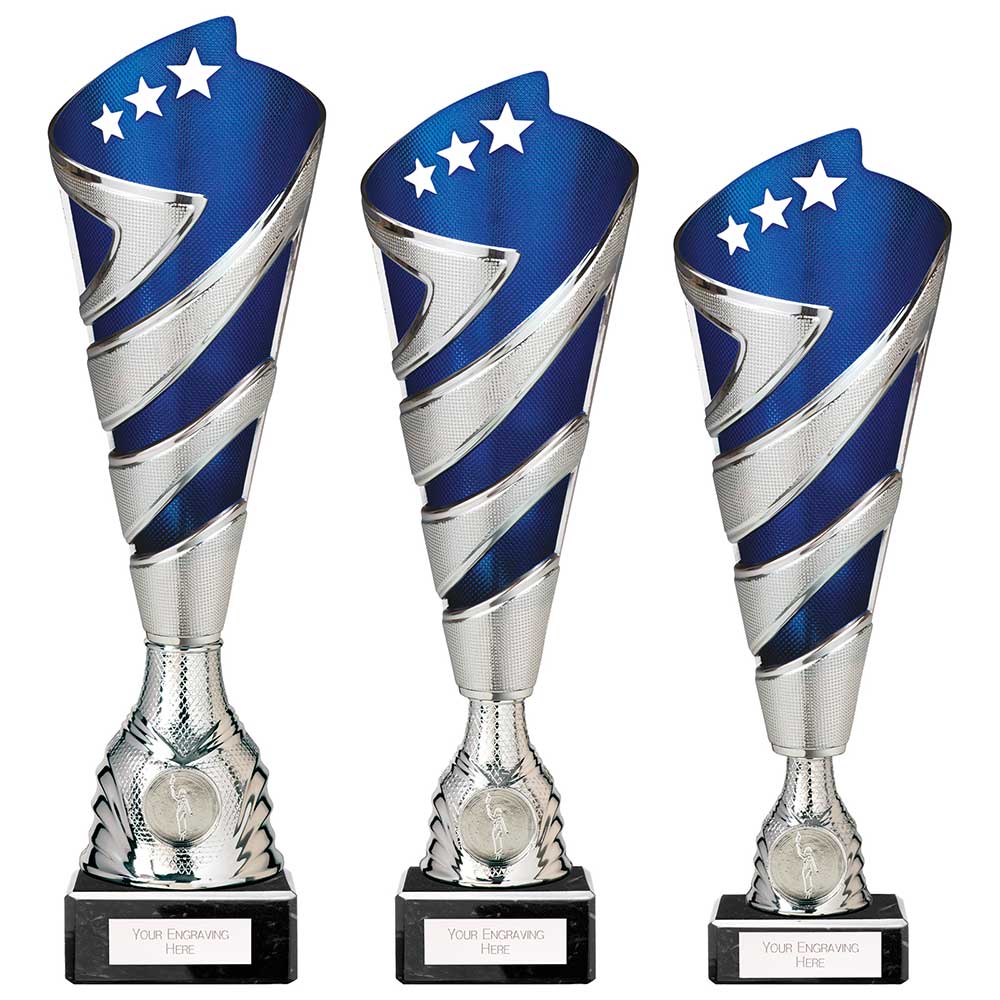 Hurricane Altitude Blue & Silver Trophy