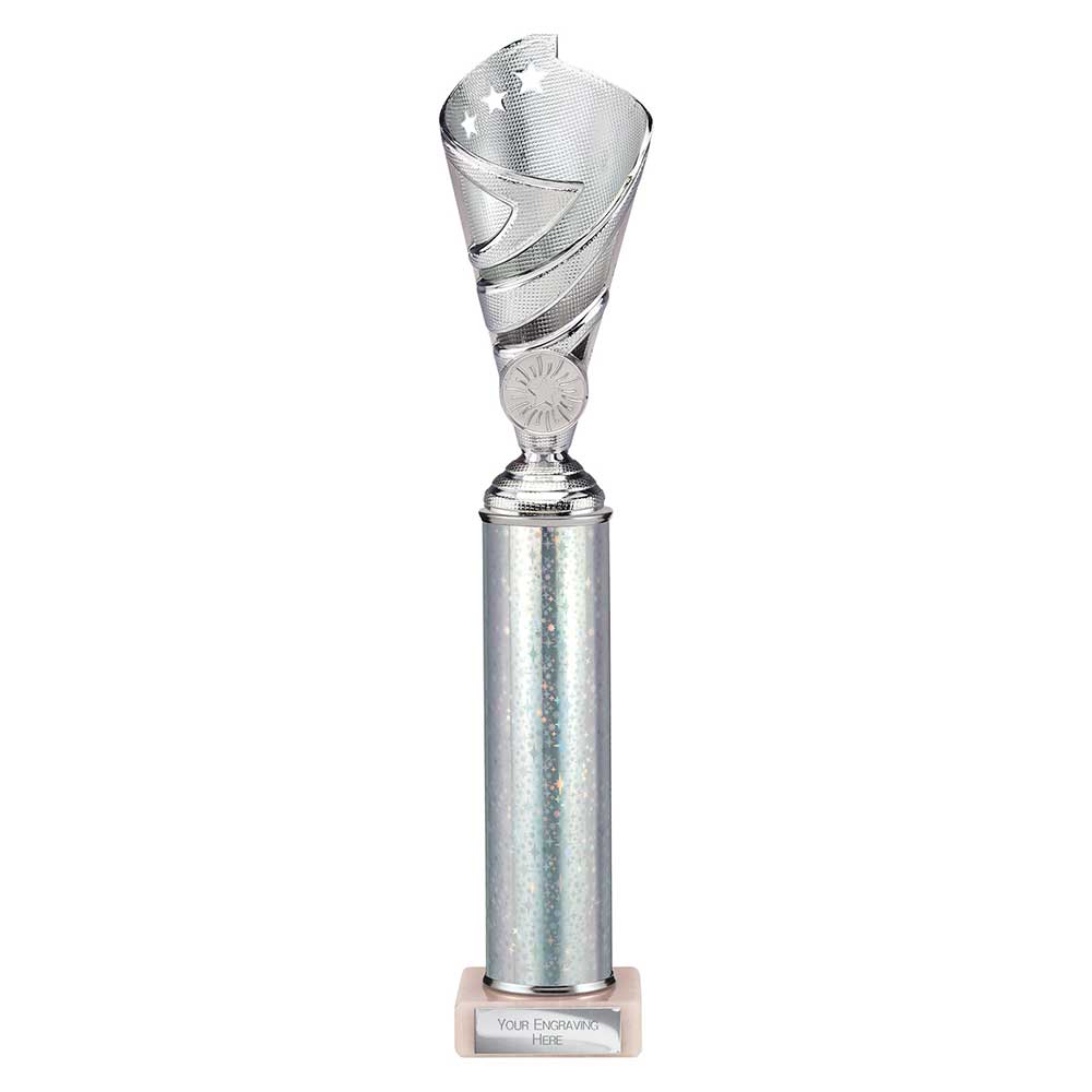 Hurricane Silver Tube Trophy – 350mm