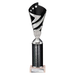 Hurricane Black & Silver Tube Trophy