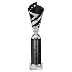 Hurricane Black & Silver Tube Trophy