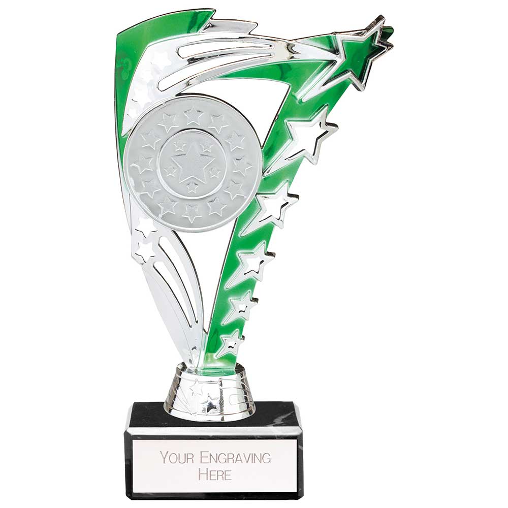 Frenzy Green & Silver Trophy – 185mm