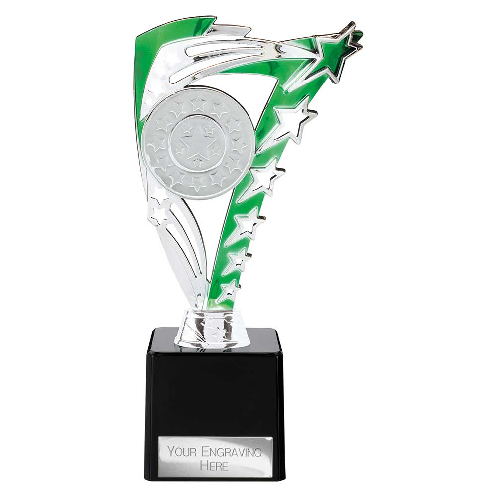 Frenzy Green & Silver Trophy