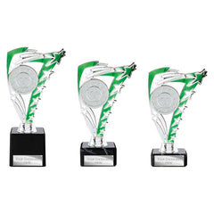 Frenzy Green & Silver Trophy