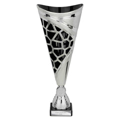 Vivid Black & Silver Trophy