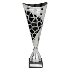 Vivid Black & Silver Trophy