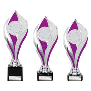 Volcano Purple & Silver Trophy
