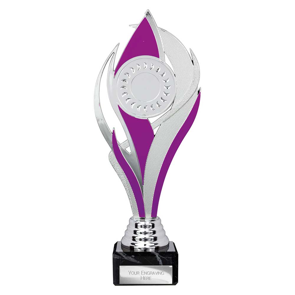 Volcano Purple & Silver Trophy – 240mm