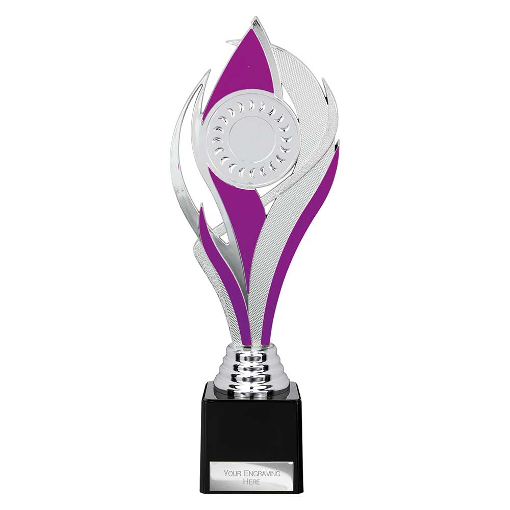 Volcano Purple & Silver Trophy – 260mm