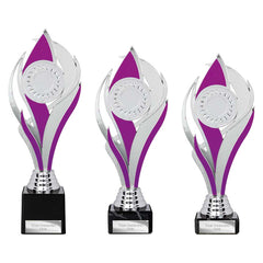 Volcano Purple & Silver Trophy