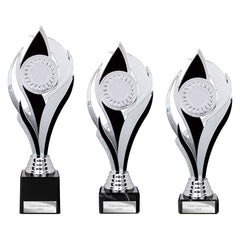 Volcano Black & Silver Trophy