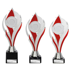 Volcano Red & Silver Trophy