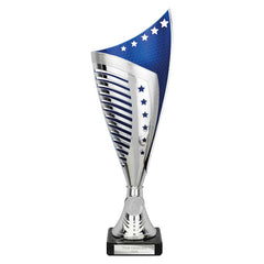 Nebula Blue & Silver Trophy