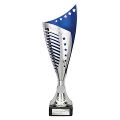 Nebula Blue & Silver Trophy