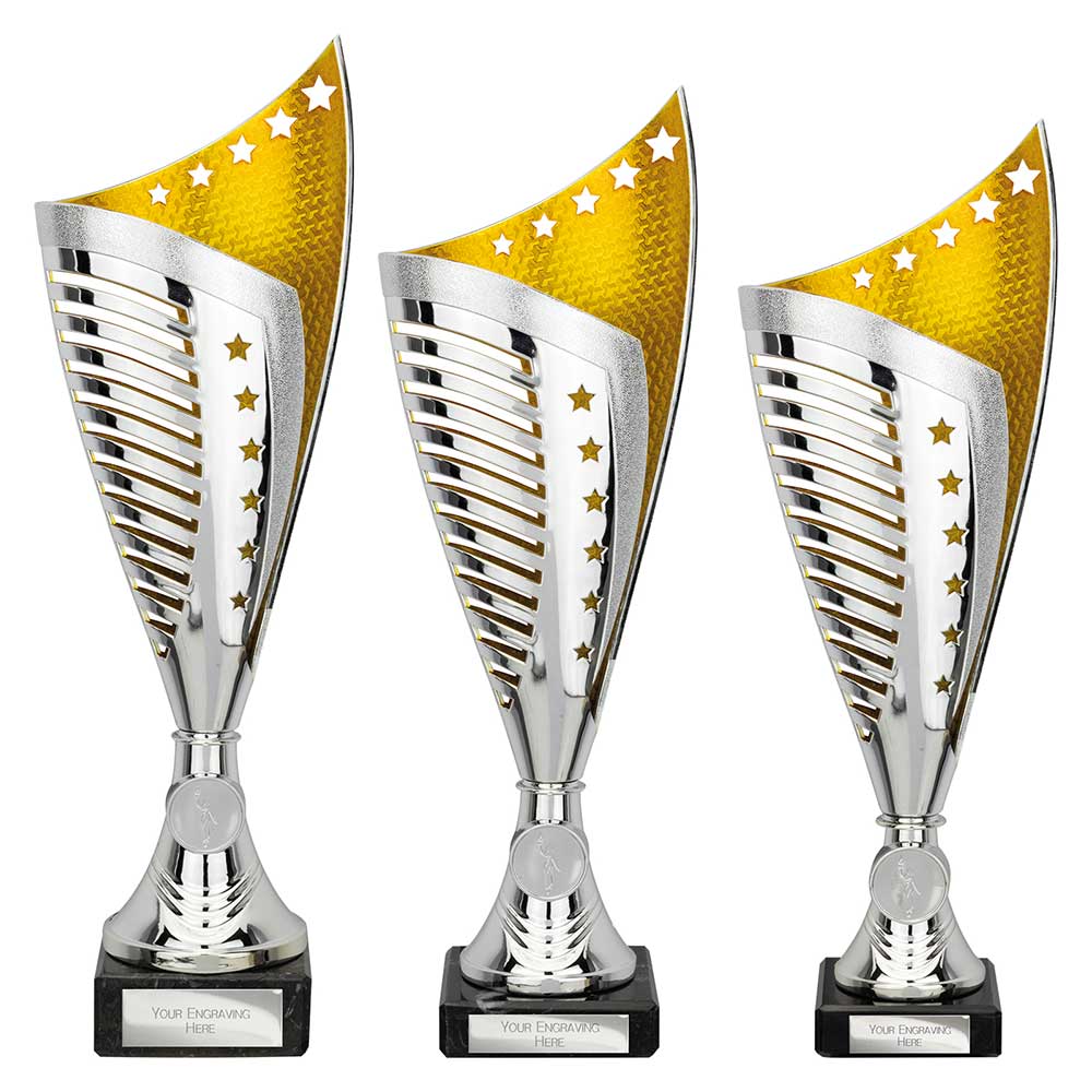 Nebula Silver & Gold Trophy