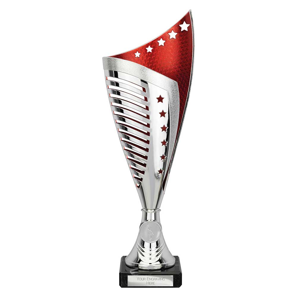 Nebula Red & Silver Trophy – 330mm