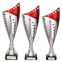 Nebula Red & Silver Trophy