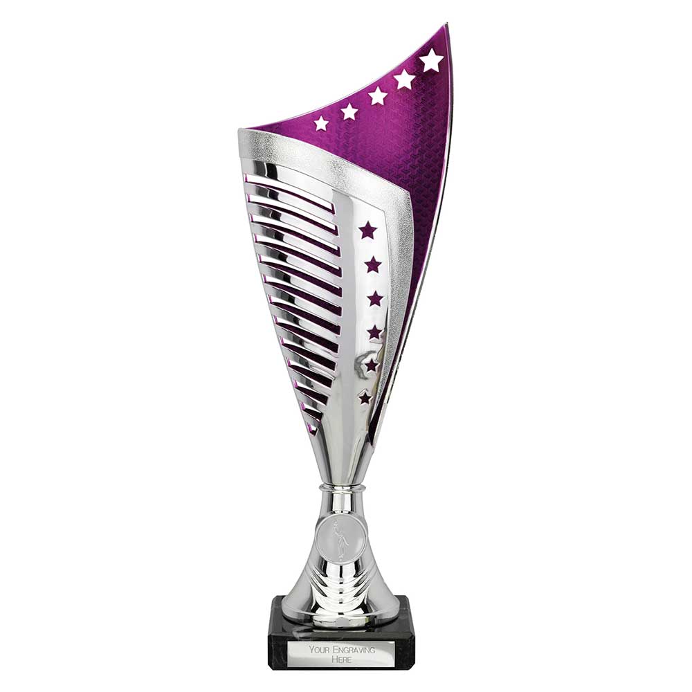Nebula Purple & Silver Trophy – 330mm