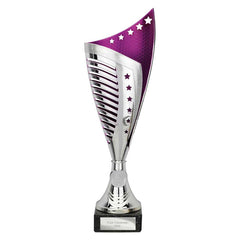 Nebula Purple & Silver Trophy