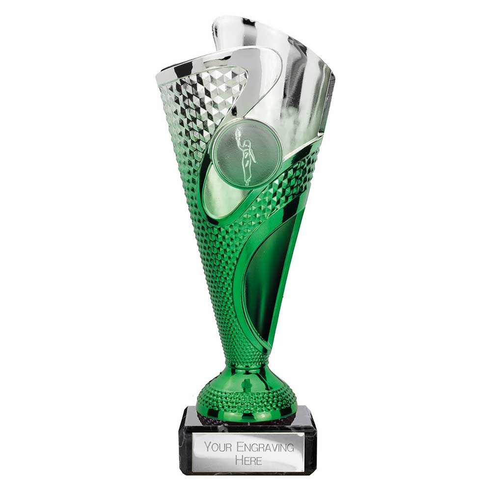 Rodeo Legend Green & Silver Trophy