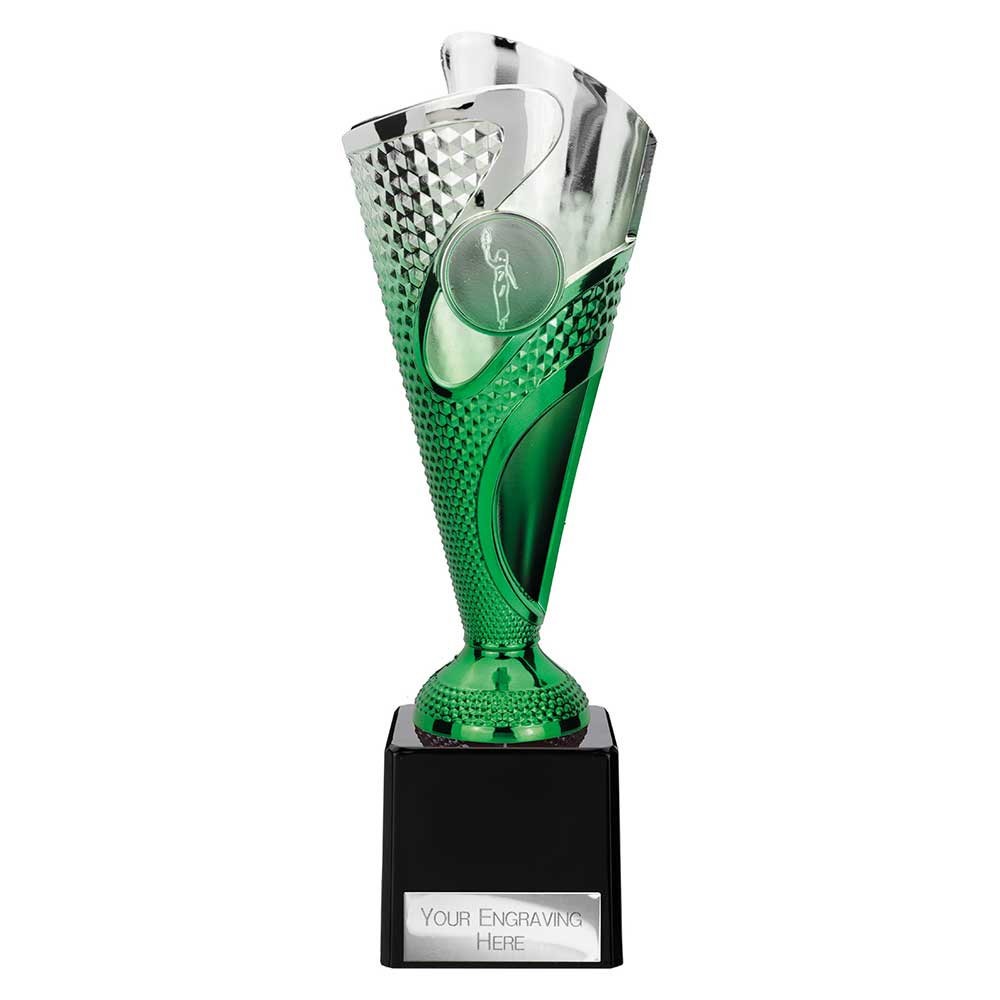 Rodeo Legend Green & Silver Trophy