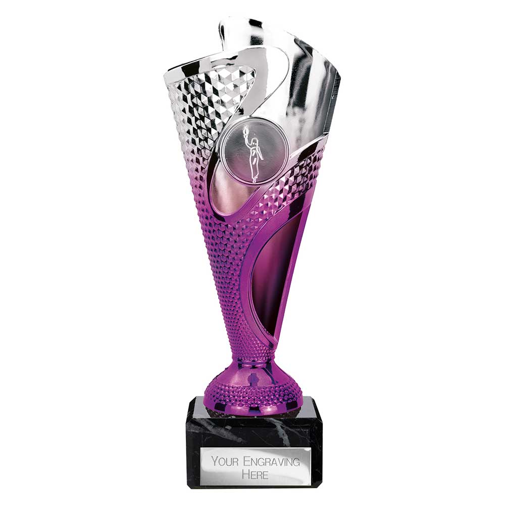 Rodeo Legend Purple & Silver Trophy