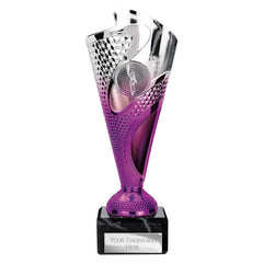 Rodeo Legend Purple & Silver Trophy
