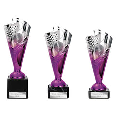 Rodeo Legend Purple & Silver Trophy