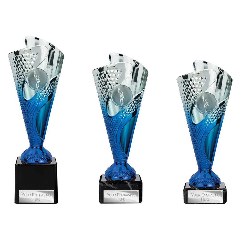 Rodeo Legend Blue & Silver Trophy