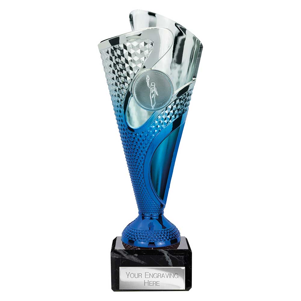 Rodeo Legend Blue & Silver Trophy – 195mm