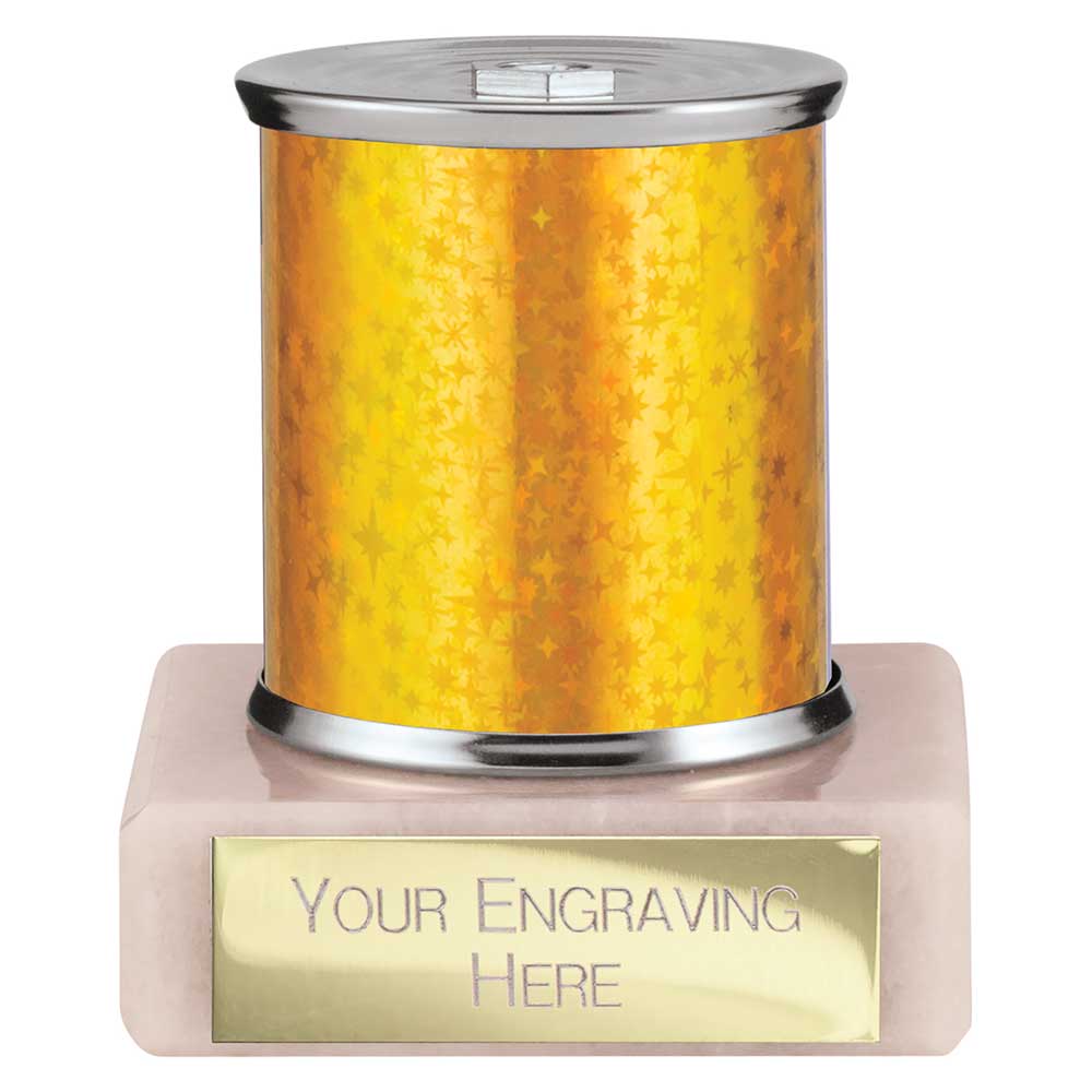 Superstars Gold Tubing Trophy - School Badges UK