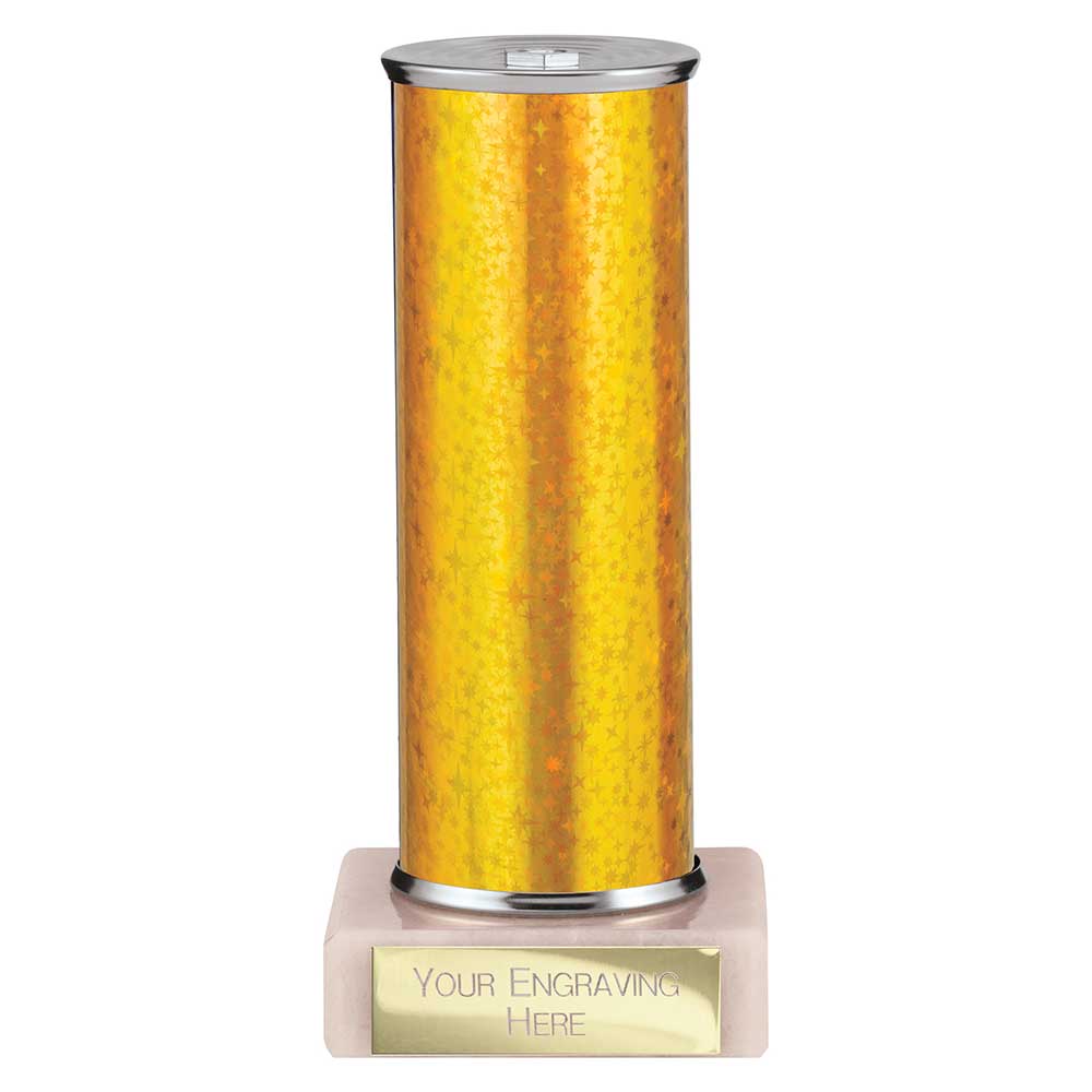 Superstars Gold Tubing Trophy - School Badges UK