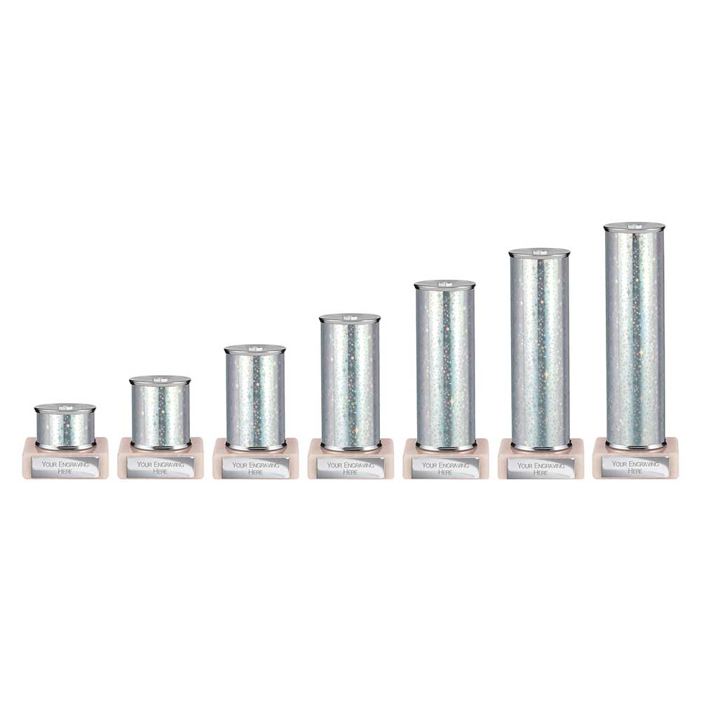 Superstars Silver Tubing Trophy - School Badges UK