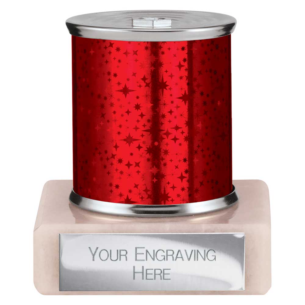 Superstars Red Tubing Trophy - School Badges UK