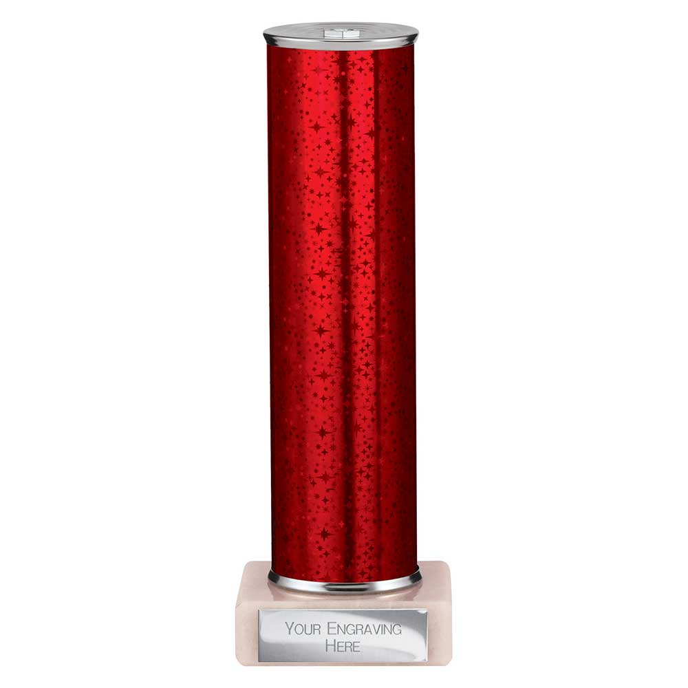 Superstars Red Tubing Trophy - School Badges UK