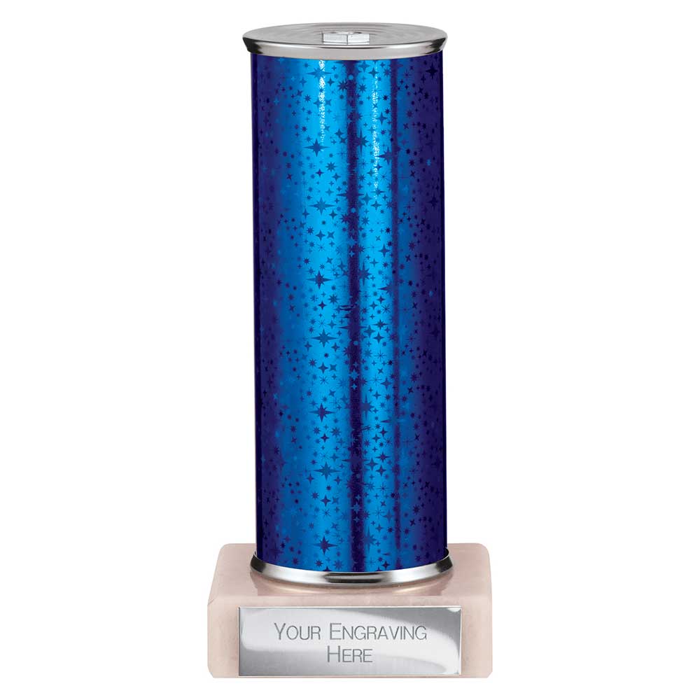 Superstars Blue Tubing Trophy - School Badges UK