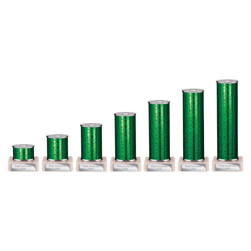 Superstars Green Tubing Trophy - School Badges UK