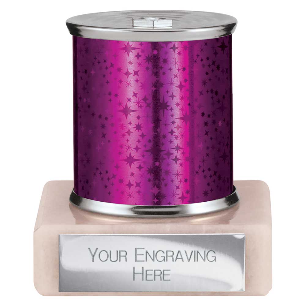 Superstars Purple Tubing Trophy - School Badges UK