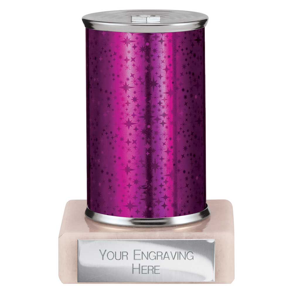 Superstars Purple Tubing Trophy - School Badges UK