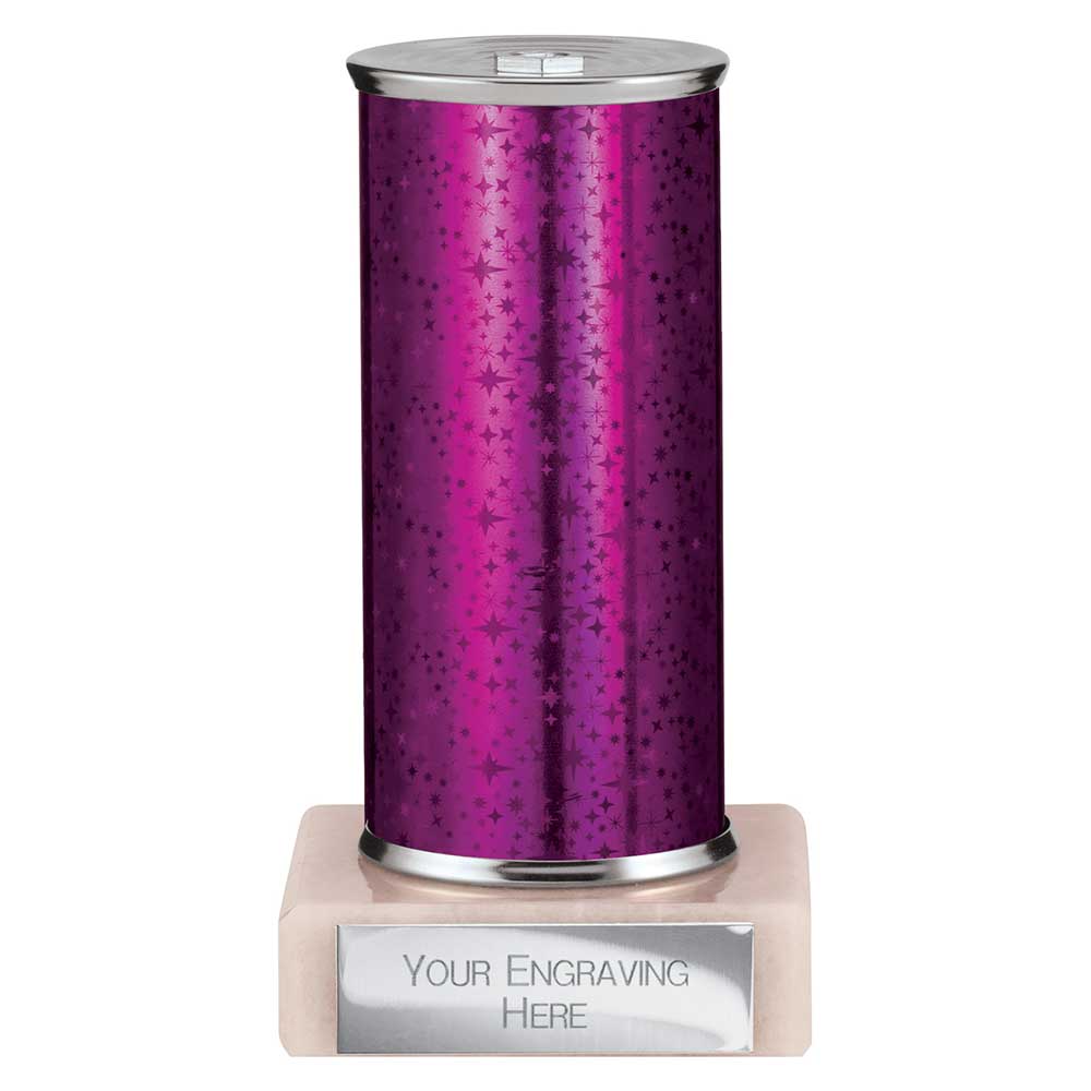 Superstars Purple Tubing Trophy - School Badges UK