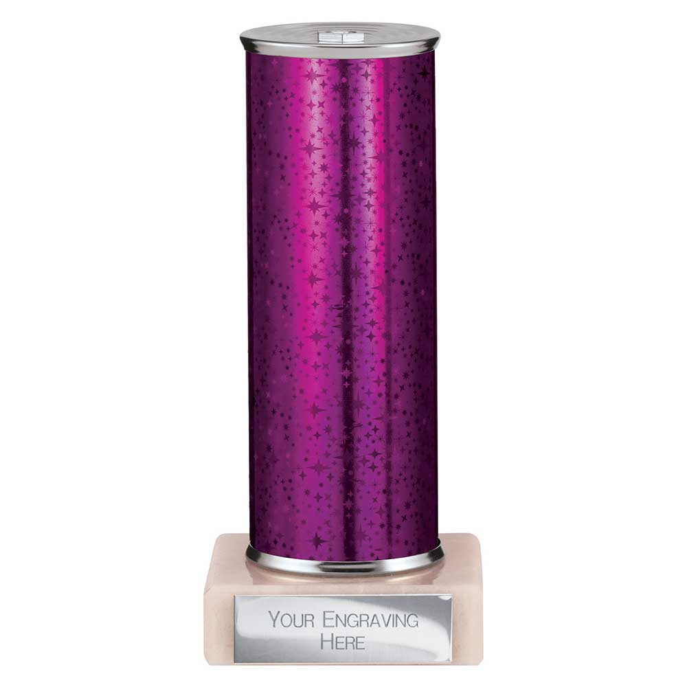 Superstars Purple Tubing Trophy - School Badges UK