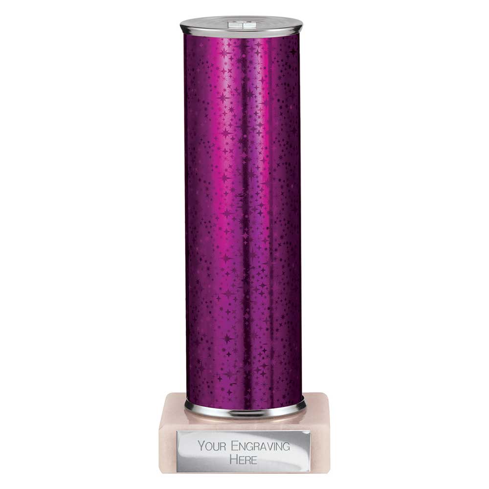 Superstars Purple Tubing Trophy - School Badges UK