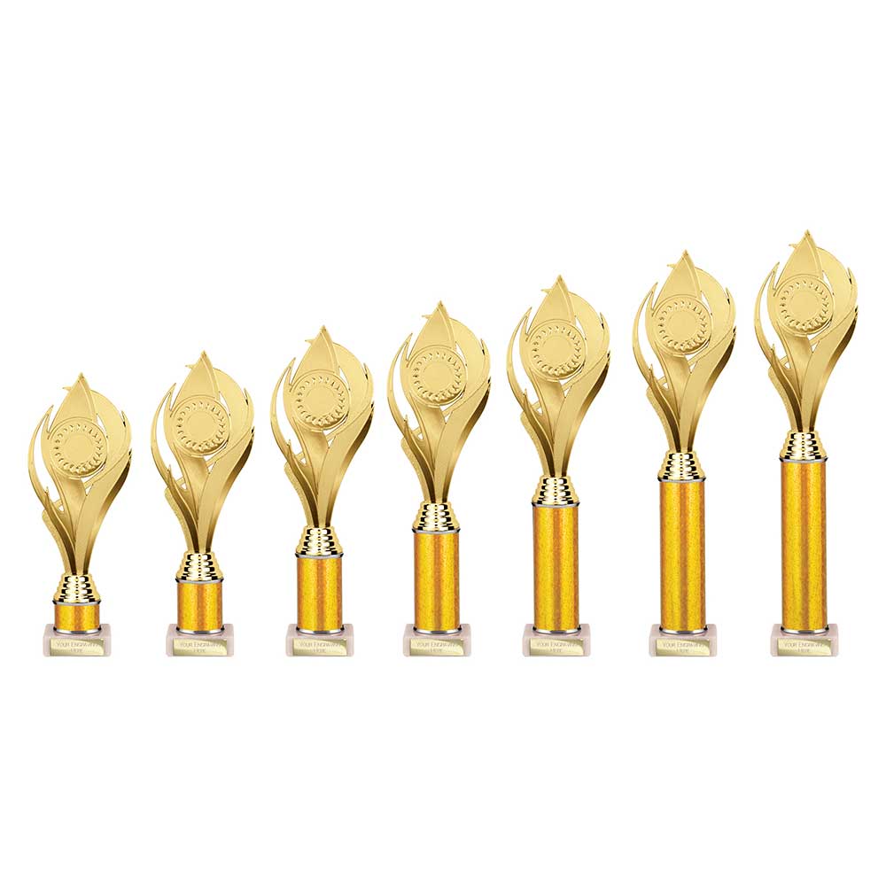 Volcano Gold Tube Trophy