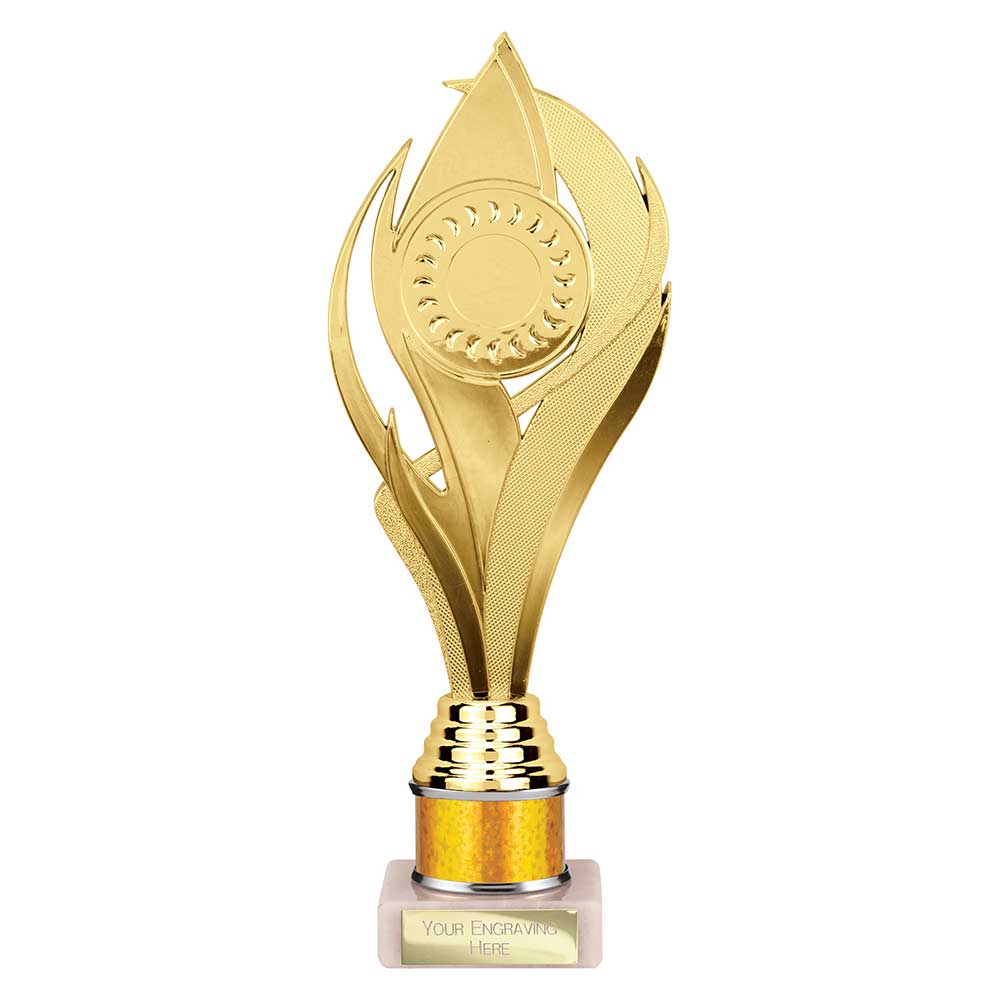Volcano Gold Tube Trophy – 260mm