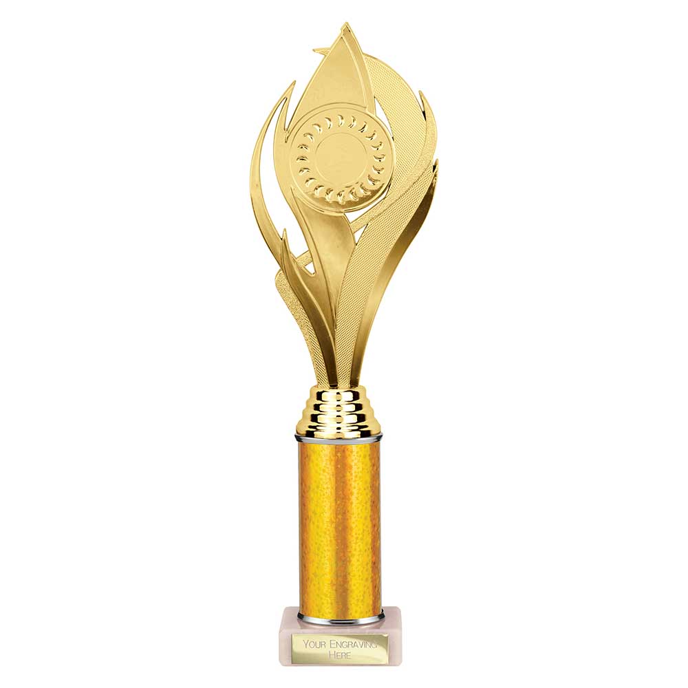 Volcano Gold Tube Trophy – 335mm